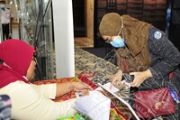 AKTIVITI HUJUNG MINGGU  DI LOBI MUZIUM NEGARA