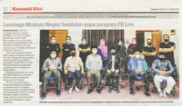 Kosmo - 30 Apr 2021 -Lembaga Muzium Negeri Sembilan anjur program FB LIve