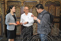 LAWATAN TAPAK DARI NEGARA CHINA UNTUK PERSEDIAAN PAMERAN DI GALERI JMM