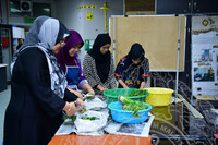 GOTONG ROYONG BUBUR LAMBUK DI SURAU AL- FALAH
