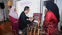MAJLIS PERASIMAN PAMERAN REMINI SCENCES OF ORIGINS UNFOLDING CULTURA NARRATIVES EXHIBITION,PAMERAN UITM DAN MTN