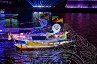 MAJLIS PERARAKAN KAPAL BERHIAS SEMPENA KEMERDEKAAN SARAWAK KE60 DI PESISIRAN KUCHING WATERFRONT