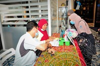 AKTIVITI HUJUNG MINGGU  DI LOBI MUZIUM NEGARA