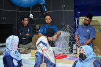 LAWATAN KERJA MUZIUM DI RAJA ABU BAKAR  KE JMM DI MAKMAL KONSERVASI