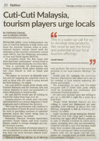The Star_31-Aug-2020_ms 20_Cuti-cuti Malaysia, tourism players urge locals