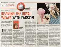 New Straits Times- 17 Okt 2021 -REVIVING THE ROYAL WEAVE WITH PASSION
