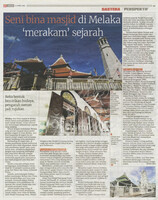 Berita Harian_11-Apr-2021-Seni bina masjid di Melaka merakam sejarah