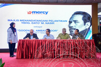 MAJLIS MENANDATANGI PERLANTIKAN YBHG.DATO M.NASIR SEBAGAI GOODWILL AMBASSADOR BAGI MERCY MALAYSIA