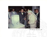 LAWATAN EN. YASSER ARAFAT KE MUZIUM NEGARA SEMPENA PAMERAN TAMADUN ISLAM PADA 24.07.1984 (SL)