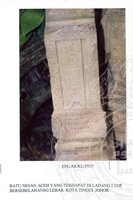 PENYELIDIKAN SURVEI ARKEOLOGI PERTUKAAN DAN EXPLORASI AWAL KOTA PURBA, LINGGIU, KOTA TINGGI JOHOR, PADA 04.08.2005,