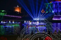 MAJLIS PERARAKAN KAPAL BERHIAS SEMPENA KEMERDEKAAN SARAWAK KE60 DI PESISIRAN KUCHING WATERFRONT