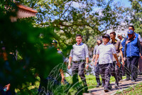 LAWATAN KERJA YB MENTERI  DATUK AARON AGO DAGANG,  KEMENTERIAN PERPADUAN KE MUZIUM KOTA LUKUT