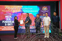 MAJLIS PERASMIAN PAMERAN SENI DAN PERSEMBAHAN ART SHOW MUZIK SENI PENDIDIKAN & UNITI