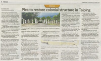 The Star_08-Oct-2020_ms 4_Plea to restore colonial structure in Taiping