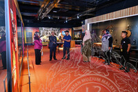 LAWATAN DKP PEMASANGAN PAMERAN MINI ART SHOW DI GALERI MUZIK