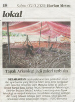 Harian Metro_03-Oct-2020_ms 18_Tapak Arkeologi jadi galeri terbuka