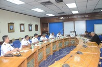 KUNJUNGAN HORMAT DELIGASI PUSMAS TLDM 