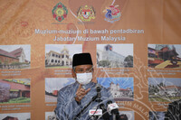 SESI WALK ABOUT  KSU KEM.  PELANCONGAN, SENI &  BUDAYA MALAYSIA , DR. YBhg. DATUK WIRA DR. NOOR ZARI BIN HAMAT  SEMPENA PENGOPERASIAN SEMULA MUZIUM NEGARA