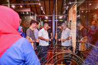 LAWATAN KERJA YB MENTERI  DATUK AARON AGO DAGANG,  KEMENTERIAN PERPADUAN KE MUZIUM KOTA LUKUT