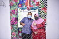 MAJLIS PERSARAAN PUAN ZALEHA BINTI TASRIB DIHADAPAN BILIK DATO KP