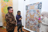 MAJLIS PERASMIAN PAMERAN DYECO TEXTILE EXPLORATION OF NATURAL DYES