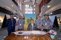 LAWATAN KERJA TKSU(K) YBRS  EN. MOHD YUSRI & SESI WALKABOUT KE PAMERAN HMS MALAYA DI MUZIUM NEGARA