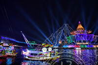 MAJLIS PERARAKAN KAPAL BERHIAS SEMPENA KEMERDEKAAN SARAWAK KE60 DI PESISIRAN KUCHING WATERFRONT