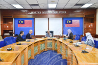 KUNJUNGAN HORMAT KEDUTAAN TAJIKISTAN DI BILIK PETALA INDERA, JMM.