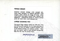 NOTA PENERANGAN BALAI SEJARAH MUZIUM NEGARA