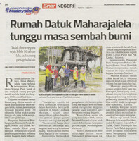 Sinar Harian_20-Oct-2020_ms 36_Rumah Datuk Maharajalela tunggu mas sembah bumi