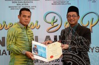 MAJLIS APRESIASI & PERASMIAN PAMERAN SULAIMAN GHANI PENGIAT SENI TEKSTIL MALAYSIA