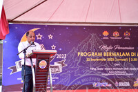 MAJLIS PERASMIAN PROGRAM BERMALAM DI MUZIUM DI HANG TUAH CENTRE, MELAKA