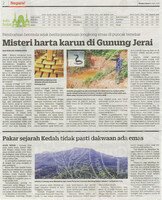 Kosmo Ahad- 14Mac2021-Misteri harta karun di Gunung Jerai