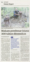 Utusan Malaysia-07 April 2021-Makam pembesar istana