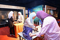 LAWATAN DKP PEMASANGAN PAMERAN MINI ART SHOW DI GALERI MUZIK