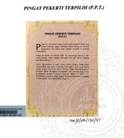 BAHAN PAMERAN RAJA KITA 1997