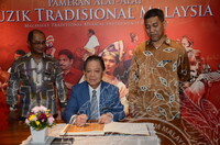 PERASMIAM GALERI MUZIK PAMERAN ALAT-ALAT MUZIK TRADSIONAL MALAYSIA.