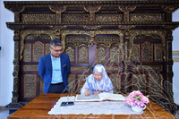 LAWATAN KERJA RASMI KE JMM DARI BALAI KHAZANAH ISLAM SULTAN HAJI HASSANAL BOLKIAH, BRUNEI DARUSSALAM