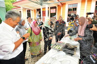 LAWATAN LESTARI SEMARAK PELANCONGAN NEGERI PERLIS YB MENTERI MOTAC (YB Dato' Sri Hajah Nancy Shukri)  KE MUZIUM KOTA KAYANG