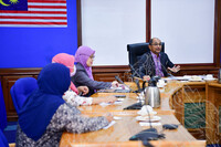 KUNJUNGAN KHIDMAT NASIHAT DARIPADA PENGURUS BESAR TAMAN WARISAN MELAYU, LEMBAGA WARISAN NEGARA SINGAPURA