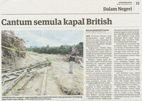 Utusan Malaysia -18 Januari 2021 -Cantum semula kapal British