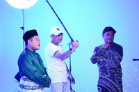 PRA PERSEDIAAN DAN FOTO DISEBALIK TABIR SESI RAKAMAN VIDEO PENGUKUHAN PROGRAM IPIM SECARA PENDIDIKAN & PEMBELAJARAN MAYA.