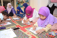 PERTANDINGAN MEWARNA BERSAMA KELUANG MAN AWANG KHENIT,SEMPENA HARI KOLEKTOR KARTUN 2018 ,BENGKEL CERITA ANIMASI