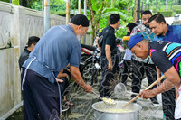 PROGRAM JOM KACAU BUBUR ASYURA ANJURAN SURAU AL FALAH, PKSR DAN PUSPANITA