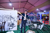 HMA2023 - SUASANA PERSIAPAN TEMPAT DI DEWAN PAMERAN HMA 2023 DAN PENTAS UTAMA DI BORNEO CULTURES MUSEUM