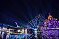 MAJLIS PERARAKAN KAPAL BERHIAS SEMPENA KEMERDEKAAN SARAWAK KE60 DI PESISIRAN KUCHING WATERFRONT