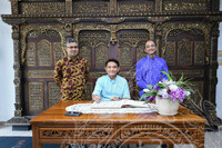 KUNJUNGAN HORMAT PENGARAH LEMBAGA MUZIUM NEGERI PERAK  KE JABATAN MUZIUM NEGARA