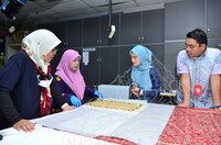 LAWATAN KERJA MUZIUM DI RAJA ABU BAKAR  KE JMM DI MAKMAL KONSERVASI