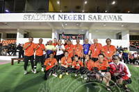 HMA2023 - PERLAWANAN PERSAHABATAN BOLA SEPAK DI STADIUM NEGERI SARAWAK