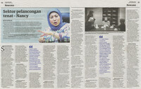 Utusan Malaysia_20-Aug-2020_ms 14 & 15_Sektor pelancongan tenat-Nancy